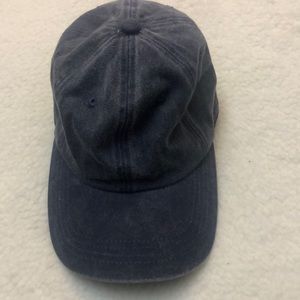 Faded blue baseball cap